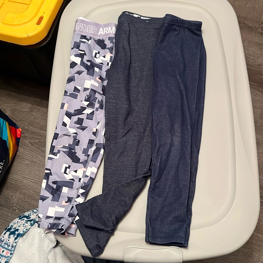 Girls leggings underarm and wonder nation